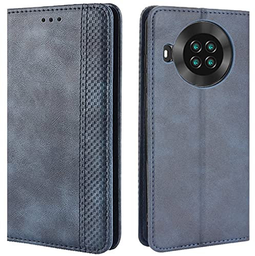 HualuBro Handyhülle für Cubot Note 20 / Cubot Note 20 Pro Hülle Leder, Magnetisch Stoßfest Schutzhülle Klapphülle Handytasche Flip Case Cover für Cubot Note 20 Pro Tasche, Blau