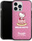 DeinDesign Silikon Hülle kompatibel mit Apple iPhone 13 Pro Case schwarz Handyhülle Geburtstag Hello Kitty Kuchen