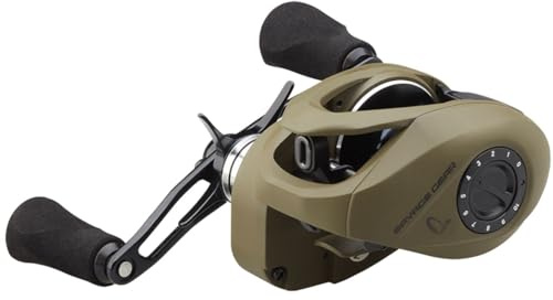 Savage Gear SG8 300 BC 5.6:1 RH - Rechtshand Rolle zum Angeln auf Raubfische, Spinnrolle, Baitcasterrolle, Angelrolle