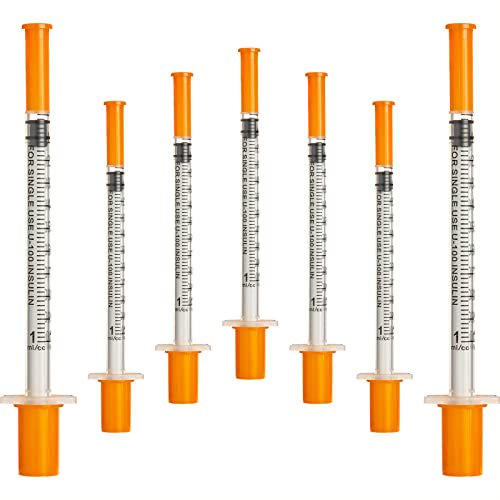 50pcs/pack, 1ml dispensing measuring tool with 31G (8mm long), laboratory accessories, individually sealed packaging (50)