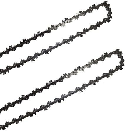 Kvjicdo 14 Inch Chainsaw Chains Fit for Worx WG305 Greenworks 12A Electric 20022 20232 2020902ME 9A Electric 20222 3/8 LP Pitch .050'' Gauge 52 Drive Links (2 Pack)