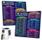 Exclusive Essentials Air Fryer Accessories Magnetic Cheat Sheet Set - Air Fryer Cookbook Times Chart - Quick Reference Guide for Cooking & Frying (Easy to Stick and Read on Air Fryer & Refrigerator)