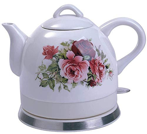 WYQWYQWYQ Teiera elett in Ceramica da 1 litro Bollitore per Acqua Caldaia Dispositivo per Il Riscaldamento dell'Acqua Teiera Bollitore Elettrico Spegnimento Automatico ambizione Elevata