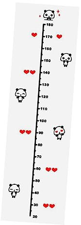HEMOTON 1 Satz Größenaufkleber für Kinder Tieraufkleber für Kinder Aufkleber mit Bärenmuster kinderzimmer wandsticker wall stickers for room Kindergrößenmessaufkleber Höhe Wandtattoo
