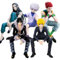 Ldruieu 5 Pcs Set Killua Zaoldyeck/Chrollo Lucilfer/Hisoka/Kurapika/Illumi Zaoldyck Figur Sitzende Position Anime Anime Noodle Stopper Figur Collectible Statue Desktop Dekoration Geschenk