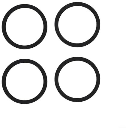 Gettimore Dichtungsringe für Scheibenbremssattel, 4 Stück, PE, 2,5 cm Breite, Dichtungsscheibe, Rundkolben, O-Ring-Dichtung für Mountainbike, SLX, XT, XTR Serie, Bremssattel