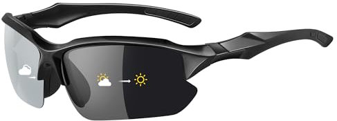 Suoso Polarised Sports Sunglasses for Men and Women - Cycling, Running, MTB, Bike and Outdoor - Black