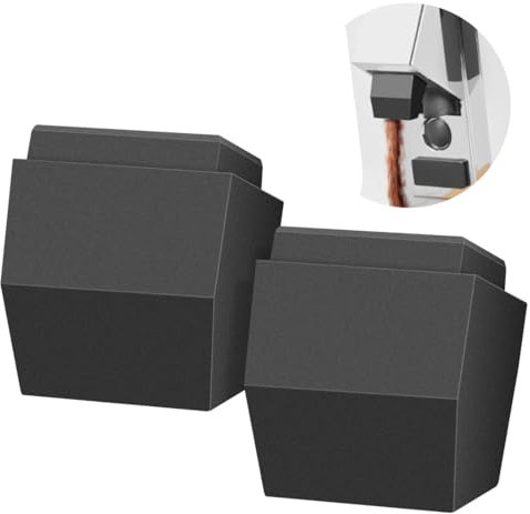 CAFEMASY Coffee Grinder Accessory Pack of 2pcs - Black Funnel for Eureka Mignon Single Dose/XL/Stark/Turbo Grinder