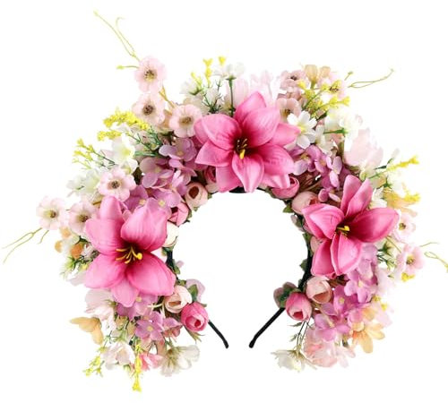 GADAW Filigraner Lilien Haarschmuck Handgefertigtes Blumen Haarschmuck Accessoire Mit Mehreren Farben Für Partyzubehör