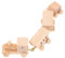 MUSISALY Bahn Playtive Holzeisenbahn Mini Zug Dekorativer Miniatur Zug Für Puppenhaus Kinderspielzeug Festtags Deko Holzminiatur Zug Für Und Sammler Geschenkidee Für Jungen Und Ädchen