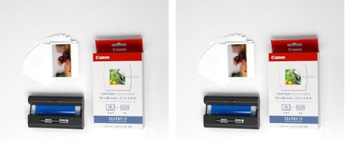 Canon KC-18 is 5 x 5cm Sticker-Papier für Selphy Drucker (Packung mit 2)