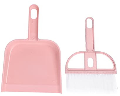 cfpqv Debris Kehrschaufel-Bürsten-Set Reinigungsbürste Desktop Home Tools & Home Improvement Metallreiniger Für Schmuck (Pink, One Size)