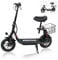 Elektroscooter mit Sitz für Erwachsene, 500W Motor, 36V 13Ah Akku, 35 km Reichweite, Verstellbarer Sitz & Korb, doppelte Scheibenbremsen, Vorderradfederung, straßenzugelassen, Tempomat, Nullstart