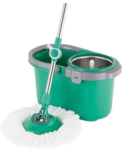 OUYUE Wischmopp Bodenwischer Mop-Bodenreinigungssystem, Waschbare Pads, Perfekt Für Die Reinigung Von Hartholz, Laminat Und Fliesen. Wischmopp für Die Reinigung
