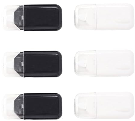 muahmuah Korrekturroller 6er Pack, Mini Korrekturmaus, Kleberoller Maus Roller Schulsachen Correction Tapes, Für Schüler, Büro, Klebemaus, Fotokleber Fotoalbum