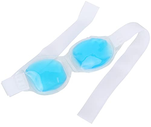 Cryfokt Kühlendes Augengel-Pack Kalt Zur Linderung von Augenermüdung, Wiederverwendbarer Eisbeutel für Schönheitssalon, Reisen, Tragbares TPU-Material, Blau