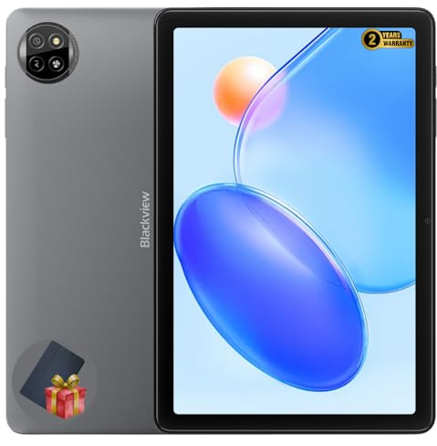 Blackview Tab 20 WiFi | 10,1 HD+ IPS 60Hz | 12GB RAM + 64GB (2TB) | Gris | Android 15 | 8MP + 5MP | 6600mAh | Dual Speakers | GPS | Bluetooth | Tablet WLAN | Garantía de 2 años