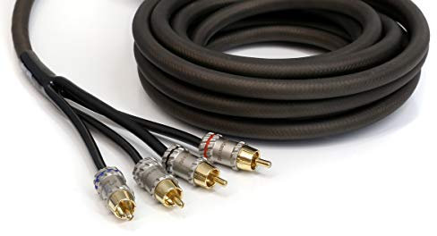 Krystal Kable 4 canal 6 m Cable RCA par trenzado 20 '