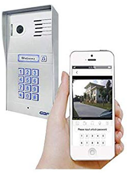 GBF Smart Video Door Phone & Doorbell Intercom System with a Smart keypad(PL963PM-POE)- 1080P Camera, Built in POE, Control Two Locks remotely, Timed Unlock