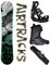 Airtracks Herren Snowboard Set Freestyle Freeride Wide Board Steezy Wide 145 - Snowboard Bindung Master - Softboots Master QL 43 - SB BAG