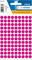 HERMA 1836 Punktaufkleber Klebepunkte pink rosa, 540 Stück, Ø 8 mm, 108 pro Bogen, selbstklebend, Markierungspunkte für Kalender Planer Basteln, matt, blanko Papier Farbpunkte Etiketten Aufkleber