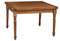 Biscottini Mesa Rectangular Extensible de Nogal 120 x 120 x 80 cm | Mesa de Cocina de Estilo rústico | Mesa de Comedor Made in Italy