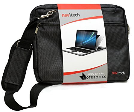 Navitech Sac de Transport Rouge Ordinateur Portable/Notebook Compatible avec Dell Chromebook 11 Non-Touch