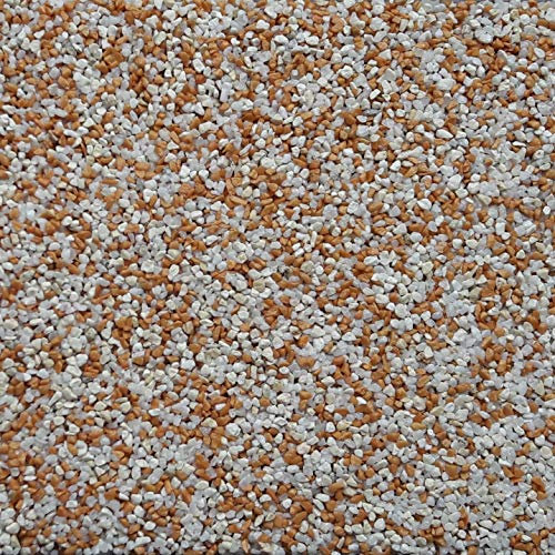20kg Buntsteinputz Mosaikputz 1-2mm SOP77 Weiß/Beige/Terra - Hergestellt in Bayern -