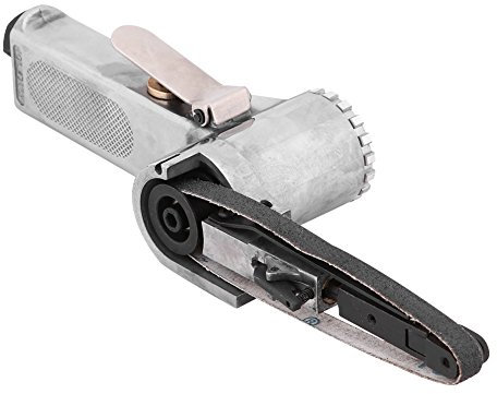 Suuonee Air Belt Sander, 10mm Metal Pneumatic Air Belt Sander Polisher Grinding Machine Tool