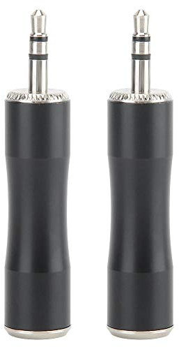 Bewinner1 XLR a Jack Stereo da 3,5mm, 2PCS XLR Maschio/Femmina a Jack 3.5mm Mono Connettore Adattatore, Microfono Adattatore Bilanciato