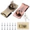 Cassetto Armadio Serrature Con Lucchetto 2 Pezzi Hasp Con Lucchetto E Chiave Serrature Con Lucchetto Hasp Chiusura Hasp Con Chiave Lucchetto Hasp Per Porte Da Garage, Casse Di Legno