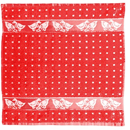 Ross Küchenhandtuch Zwirn Frottier 50x50 cm in grau (Rot)
