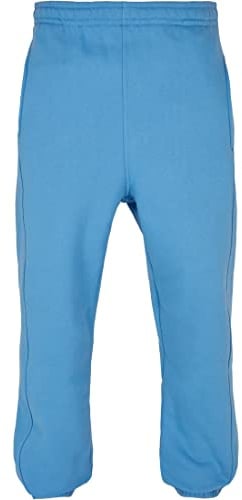 Urban Classics Herren Trainingshose Sweatpants, Jogginghose für Männer, Straight Leg, Reißverschlüsse an den Beinabschlüssen, XS, horizonblue