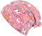 Wollhuhn ÖKO Jungen/Mädchen Bequeme Weiche Long Beanie/Mütze/Beanie-Mütze/Strickmütze/Kindermütze Jersey Gefüttert Übergangszeiten (Öko-Stoffe/Bio)… (Pony/Pferde Altrosa, M)