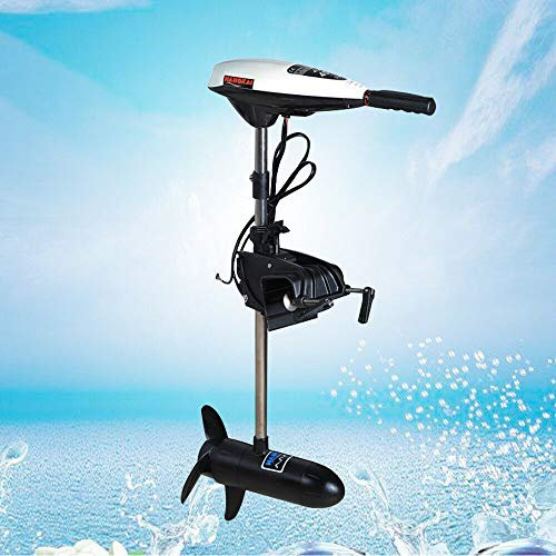 Bootsmotor, 12V 45LBS Elektromotor Bürsten Außenbordmotor Hochleistungsmotor Boot Außenborder für Fischerboot Schlauchboot Angelboot Kajak