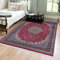 Mazovia Orientalisch Vintage Teppich - Kurzflor Waschbar - Weich Traditioneller Teppich für Wohnzimmer, Schlafzimmer, Esszimmer – Oriental Teppiche - Rot 120 x 170 cm