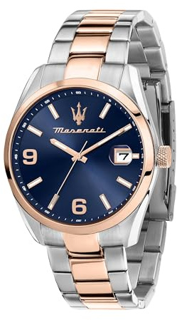 Maserati Attrazione Herrenuhr, Zeit und Datum, Quarzwerk - R8853151006