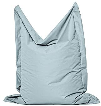 MB MILLINDABAG Rechteckig Sitzsack für Kinder Jugendliche und Erwachsene Beanbag Sitzen & Liegen Indoor & Outdoor Gaminggeignet & bereits gefüllt Sitzkissen (Grau, M - 100 X 145 cm)