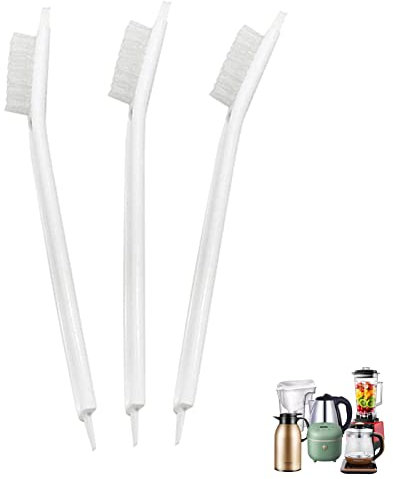 3 PCS Fruit Juicer Machine Clean Brush, Sojamilch Maker Clean Brush, Crevice Cleaning Tool Set for Toaster Sink Tile Grout Grater Seafood, Small Cleaning Supplies Gadgets for Kitchen Appliances