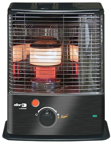Zibro RC4027 Poêle à Pétrole à Mèche 2,7 kW, Noir, Chauffage d'Appoint Mobile, 18-38 m², 428x295x513 mm
