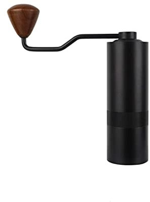 BONOOL Silberne Kaffeemühle, Mini-Edelstahl, manuell, handgefertigt, für Kaffeebohnen, Gratmühlen