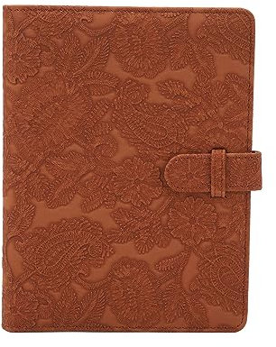 Fotoalbum, 128 Taschen, Fotoalbum für 12 11 Sofortbildkamera, Albumseiten, Kartensammler, Vintage-Bilderalbum (Braunes Relief)