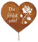 LB H&F Grabherz Rostherz Herz Trauerdekoration Grabschmuck Rost Grabrose Rose - Du fehlst Uns - Metall für Gestecke - Grab zum stecken - witterungs frostbeständig (Herz Flügel)