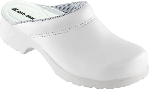 Euro-Dan 460-01 Flex Clogs, offen Weite 13 Weiß-43