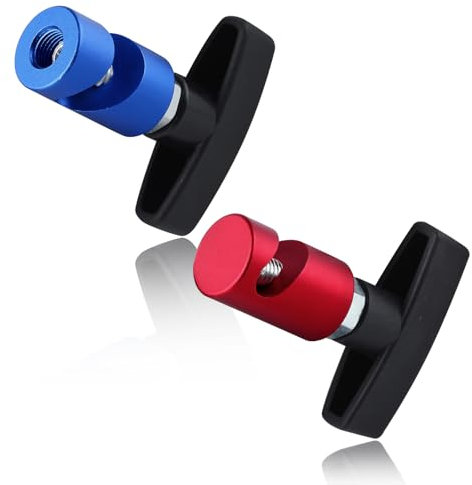 SPEEDWOX Hood Lift Support Clamp & Spark Plug Caliper Tool - Red & Blue - Aluminium - Vehicle Maintenance Tool