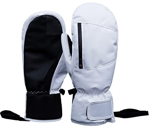 Touchscreens Handschuhe Winter Skihandschuhe Wasserdicht Snowboarden Skihandschuhe Thermo Dicke Handschuhe mit Tasche für Herren Damen Wasserdicht Skihandschuhe Winter Skihandschuhe mit Tasche Winter