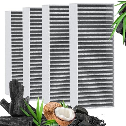 Filtro de carbón activo para campana extractora compatible con Siemens HZ9VRCR0 17004796 / Bosch HEZ9VRCR0 17004805 / Neff Z821VR0 17004806 / Gaggenau CA282111 / Constructa CZ9VRCR0 (4 unidades)