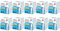 THERMACELL 10 Recharges Anti-Moustiques et Moustiques Tigres - Protection Efficace 20m²- Compatible avec Diffuseurs, Nomades et Lanternes - Durée 48h - 40 Cartouches Gaz + 120 plaquettes, 10 Pack