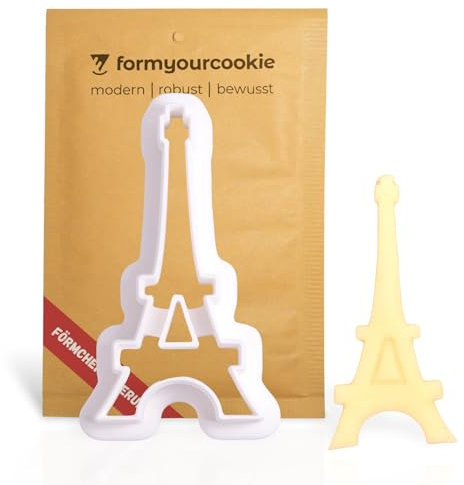 Eiffelturm Paris Ausstecher Kekse Plätzchen Fondant, hochwertige Frankreich Keksausstecher, französisches Wahrzeichen Keksstempel, Ausstechform Brot Ton Clay, Keksschneider, olympische Spiele