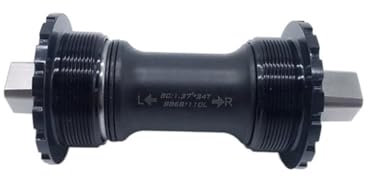 Movimento Centrale Perno Quadro Movimento centrale della bicicletta 103 107 110 113 119mm Bicicletta pieghevole Movimento centrale quadrato ultraleggero in titanio Movimento Centrale Mtb(107mm)